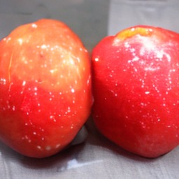 Two red apples, not three